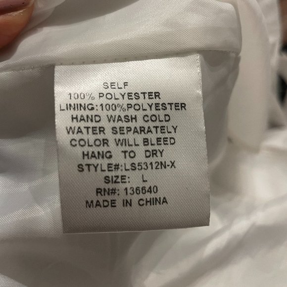 Floral Lined Puffy Midi Skirt -L- - Picture 11 of 11